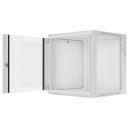 Lanberg Seinale kinnitatav rack WF01-6612-10S, 600x600mm, 12U, max. 60kg, IP20, klaasuks, 4 vertikaalset riba