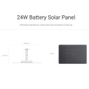 Ezviz PBC24 CS-PBC24 2in1 24W Saules Panelis un 75Wh Power Bank Visām Akumulatoru Kamerām Balts