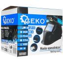 Geko сварочная маска с LED фонарем G01881, площадь обзора 92 &times; 42 мм, диапазон затемнения DIN 4 / 9&ndash;13, UV/IR защита DIN 16