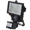 Maclean MCE442 Saules lampa LED prožektors ar kustību sensoru, sienas stiprinājums, IP44, 6W, 6000K