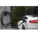 EV Charge Type 2 elektromobilio įkrovimo kabelio laikiklis su jungties doku ir sieniniu laikikliu