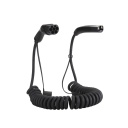 EV Charge Premium EU CE universalus įkrovimo kabelis 11 kW, 16A, Type 2 į Type 2, 5 m, juodas