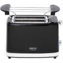 Camry Toaster CR 3218, 750 W, 2 pesa, Plastikkorpus, Must, Peatamisnupp, Sulatamisfunktsioon