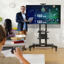 Onkron TV stovas TS1552-B, 40-70 colių, maksimali apkrova 60.5 kg, auk&scaron;čio reguliavimas 1200-1500 mm, 2 AV lentynos