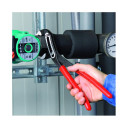 Ūdens sūknē&scaron;anas knaibles, ALLIGATOR&reg;, 88 02 180 SB, melnas, 180 mm, 9 pozīciju regulē&scaron;ana, polished galva, multi-komponentu rokturi