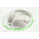 Qcy bezvadu austiņas H4 balta, 40mm, 600mAh, līdz 70h, ANC, Bluetooth 5.1, QCY lietotne, 3.5mm kabelis