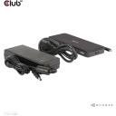 Club3D dokstacija CSV-1581, Thunderbolt 4, 3x Thunderbolt 4, 3x USB 2.0, 1x RJ-45, 140 W, 1000 Mbit/s, melna