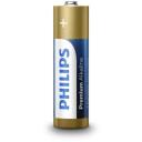 Philips Premium Alkaline Aku LR6M4B/10, 1.5V, AA, 4 tk