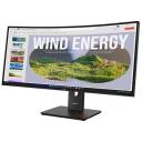 Lenovo ThinkVision T34WD-40 64AEGAT1EU, 3440 x 1440, 120 Hz, 4 ms, 300 cd/m&sup2;, 1 HDMI, USB 3.2 Gen 1 keskpunkt, kumer