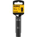 DeWALT triecienmuciņa 12 mm 1/2 in, 78 mm, Bi-Heksagon, dziļa triecienmuciņa