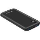 Tellur Power Bank akumulator TLL158231, 10000mAh, 230g, must, 2xQC3.0 USB, digitaalne ekraan, kiire laadimine