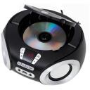 Adler CD Boombox AD 1181bs, 2x4W, 20 FM jaama, USB &uuml;hendus, LCD ekraan, Aku, AUX sisend