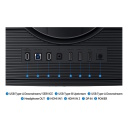 Samsung LS37FG750EUXEN Odyssey G7 37" UHD 3840&times;2160 165 Hz i&scaron;lenktas LCD žaidimų monitorius Juodas