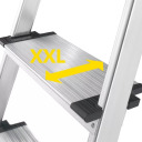 Household ladder HAILO L85 ComfortLine 038030707, aluminum, 7 steps