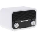 Adler Bluetooth raadio AD 1185, 1800 mAh, FM 50 eelnevalt seadistatud jaama, AUX, LCD ekraan, valge