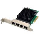 Digitus tīkla adapteris DN-10136, 2.5 Gbps, 10/100/1000/2500Base-T x 4, PCIe 2.1, 1 x RTL8125B