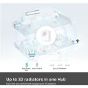 Tp-Link i&scaron;manusis radiatoriaus termostatas KE100KIT, tikslus temperatūros valdymas, tvarkara&scaron;tis, balso valdymas