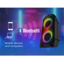 Portatiivne Bluetooth k&otilde;lar PS-850 100 W RMS TWS FM USB microSD LED ekraan 8000 mAh Must SV-022679 SVEN