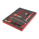 VISPĀRĒJĀ INSTRUMENTU KOMPLEKTA PUTU IELIKTNIS, GENERAL TOOLING FOAM SET - 15 PC, 4932493257 MILWAUKEE
