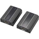 Digitus 4K HDMI pagarinātājs DS-55204, 60m, 4K2K/60Hz, 18Gbps, ārējais, infrasarkanais tālvadības pults