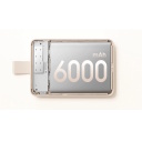 Kompaktne välise laadimise akupank 24-kontaktilise USB-C pesaga ja 6000 mAh mahutavusega Power Bank beež BHR9074GL Xiaomi