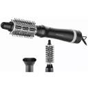 Rowenta Hair Styling Comb CF6320F0, 750 W, Juoda/&Scaron;viesiai sidabrinė, 3 Temperatūros, 3 Greičiai, Pakabinimo kilpa