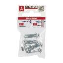 Caurumu enkura spraudņi 4x21mm - 5 gab., KREATOR, KRT619002, Urbja diametrs: 8 mm