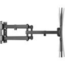 Sbox Kron&scaron;teins PLB-1348-2, 32-70 collu, 75x75-600x400, 45kg, melns, tērauds, plastmasa, noliecams-grozāms