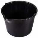 Ehitajate ämber 20 liitrit, GEKO, G66102A, must, 20 liitrit, taaskasutatud plast