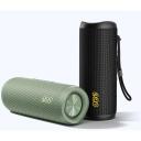 Qcy SP7 беспроводная колонка SP7 green, 10W + 30W, 14ч, IPX7, Bluetooth 5.4, RGB подсветка, TWS, USB-C