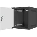 Lanberg seinakapp 10 tolli WF10-2306-10B, 280mm, 310mm, 6U, 20kg, IP20, Esiklaas - karastatud klaas, 2 vertikaalset riba