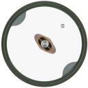 Resto Keta 93701 2.6L, 200mm, 215mm, 330mm, 125mm, stiklinis dangtis, 2 rankenos, žalia, nelipnus danga, indukcija