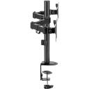 Sbox Monitora stiprinājums LCD-352/2-2, 2, 75x75, 100x100, 9kg, 17 collas, 32 collas, +45&deg;/-45&deg;, +90&deg;/-90&deg;, +180&deg;/-180&deg;, 407mm
