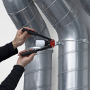 Заклепочные плоскогубцы, KREATOR, KRT617102, эргономичные, с регулируемой головкой и контейнером для сбора