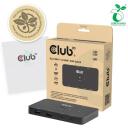 Club3D KVM komutators CSV-2512, 1 HDMI, 3 USB-C, 3 USB 3.2, melns
