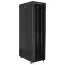 Lanberg seisva rack-kapp 19 tolli 47U FF01-8247-12BL, 800mm, 1200mm, 1200kg, 8 ventilaatori pesa, LCD termostaat, IP20