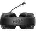 Qcy Heroad VNT200 spēļu austiņas H8GM black, 53mm, 7.1, 11 EQ, 3 režīmi, USB-A, Heroad Driver