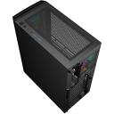 Gembird Datora korpuss CCC-FC-400X, 350mm, 200mm, 440mm, 4.4kg, Tempered glass, SPCC, Midi Tower, RGB, 2xUSB 3.0, 4x2.5" bays