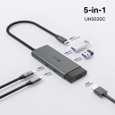 USB Type-C 5-in-1 hub, TP-Link, UH5020C, 1*USB Type-C, 5, 1*HDMI 4K@60Hz, 1*PD 100W, 1*USB Type-C 5Gbps, 2*USB Type-A 5Gbps
