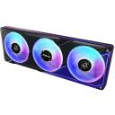 Asrock Phantom Gaming 360 LCD dzesētājs 90-APGA36-BAAGA5, 61,28 CFM, 31,4 dB, LCD IPS, 3 ventilatori, melns, 12 cm, 39,7 cm, 3