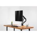 Digitus Lauahoidik DA-90395, 2x32'', 18kg, 33.5cm, must, VESA 75x75, 100x100, teras, plastmass, alumiinium