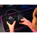 Trust k&otilde;rvaklapid GXT 491 Fayzo, 20 - 20000 Hz, 50 mm, 2.4 GHz, Bluetooth, 22 h aku t&ouml;&ouml;aeg, must, RGB valgustus