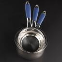 Russell Hobbs sautē&scaron;anas katliņu komplekts RH01178EU, 16cm, 18cm, 20cm, nerūsējo&scaron;ais tērauds, silikona rokturi