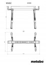 Darbo stalas / atramos MAB 82, 2gab., 626990000 METABO