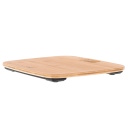 Bathroom scale with bamboo surface maximum load 150 kg and accuracy 100 g AD8173 Adler