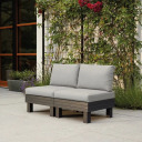 Садовый диван двухместный Elements 2 Seater серый/светло-серый  29212922900