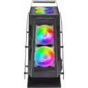 Jata MC61 Silicon, Arvutikorpus, MC61, 394x203x369mm, 4x120mm ARGB ventilaatorid, MicroATX/Mini-ITX &uuml;hilduvus