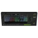 Mediarange Klaviatuur ja hiir GS102 MRGS102-UK, 104 nuppu, RGB LED taustavalgustus, 6-nupu rollover, USB