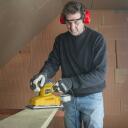 Viimistluslihvija 350W, POWERPLUS, POWX04410, Lihvimispind: 115x230 mm, 6 liivapaberit, reguleeritav kiirus