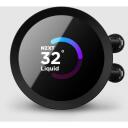 Nzxt Kraken 280 RL-KN280-B1, 2x140mm, 1500RPM, 32.1dB, 99.68cfm, 2800RPM, 400mm torud, TFT-LCD ekraan